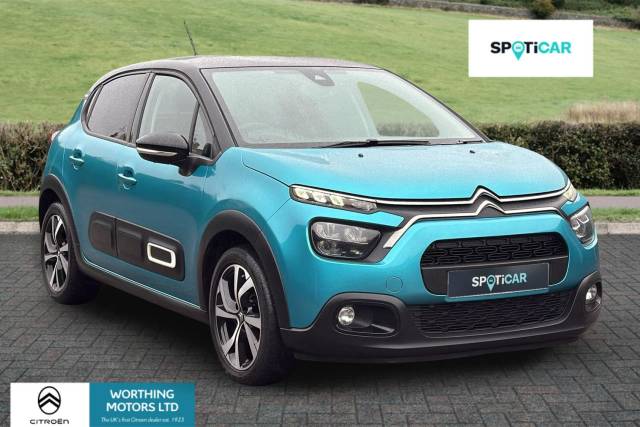 Citroen C3 1.2 PureTech Shine Plus Euro 6 (s/s) 5dr Hatchback Petrol Spring Blue