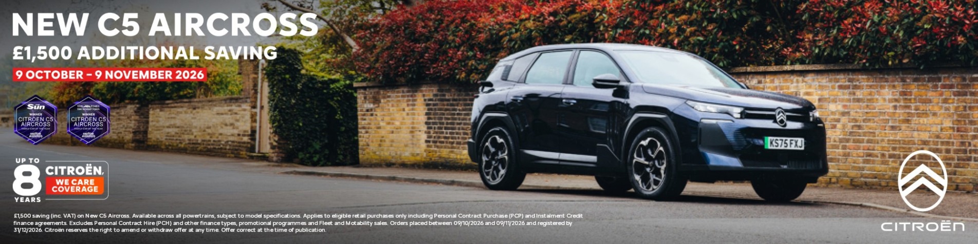 New c5 aircross suv promotion